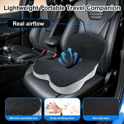 Transform Your Sitting Experience with Our Ergonomic Memory Foam Seat Cushion for Ultimate Comfort