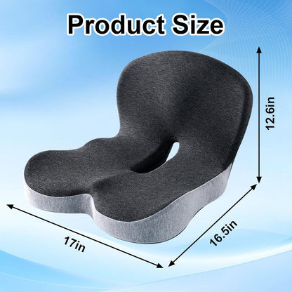 Transform Your Sitting Experience with Our Ergonomic Memory Foam Seat Cushion for Ultimate Comfort